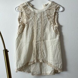 Lace tank top